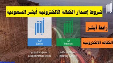 تفعيل الكفالة الالكترونية أبشر في السعودية