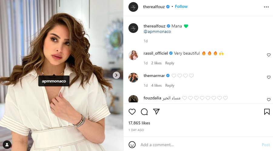 جنسية زوج فوز الفهد الأول الحقيقية