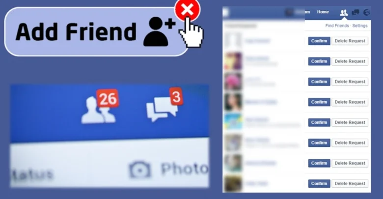 رابط الغاء طلبات الصداقة المرسلة فيس بوك وانستقرام