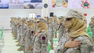 الوظائف العسكرية المتاحة الان 1444 للنساء والرجال