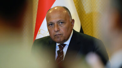 فيديو انسحاب وزير الخارجية المصري من اجتماع للجامعة العربية