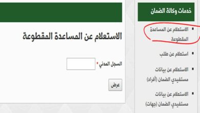 كيفية الاستعلام عن حالة تحديث الضمان الاجتماعي