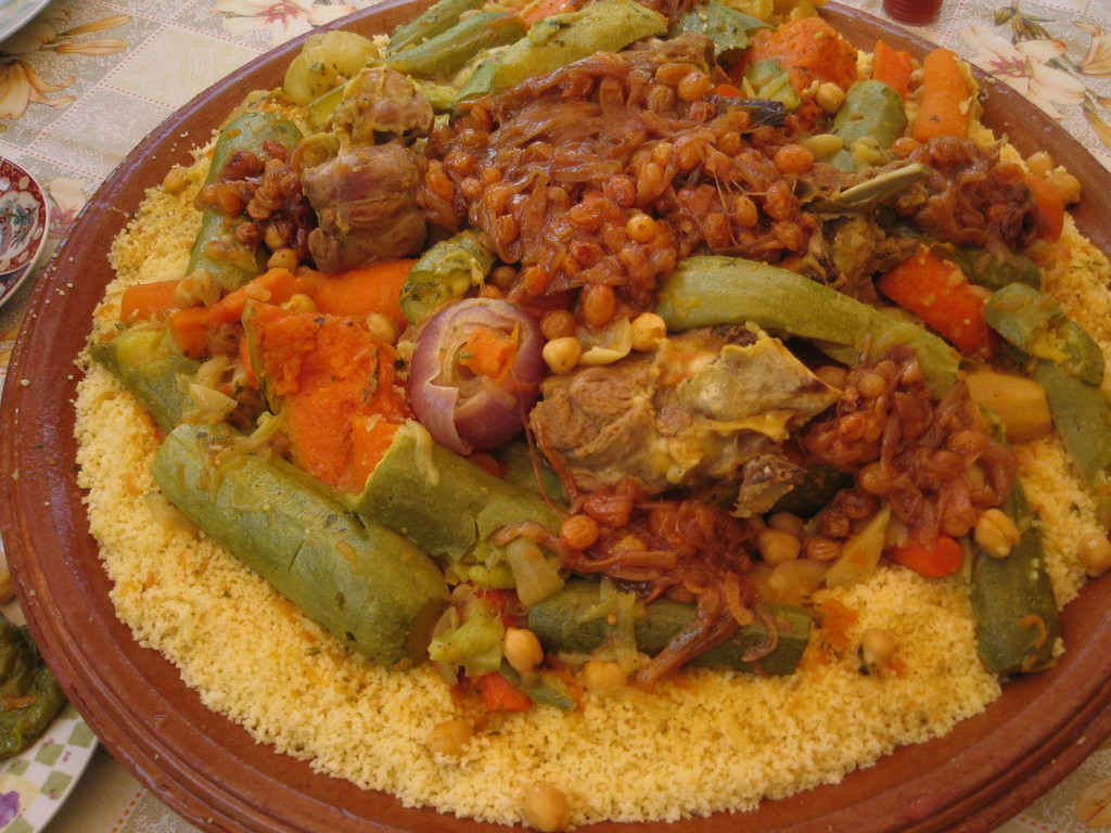 طريقة عمل الكوسكوس المغربي بالدجاج