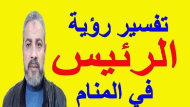 تفسير حلم رؤية رئيس الجمهورية في المنام