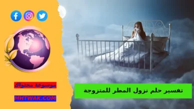 معنى المطر في المنام