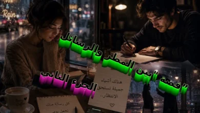 قصص رومانسية بين المطر والرسائل